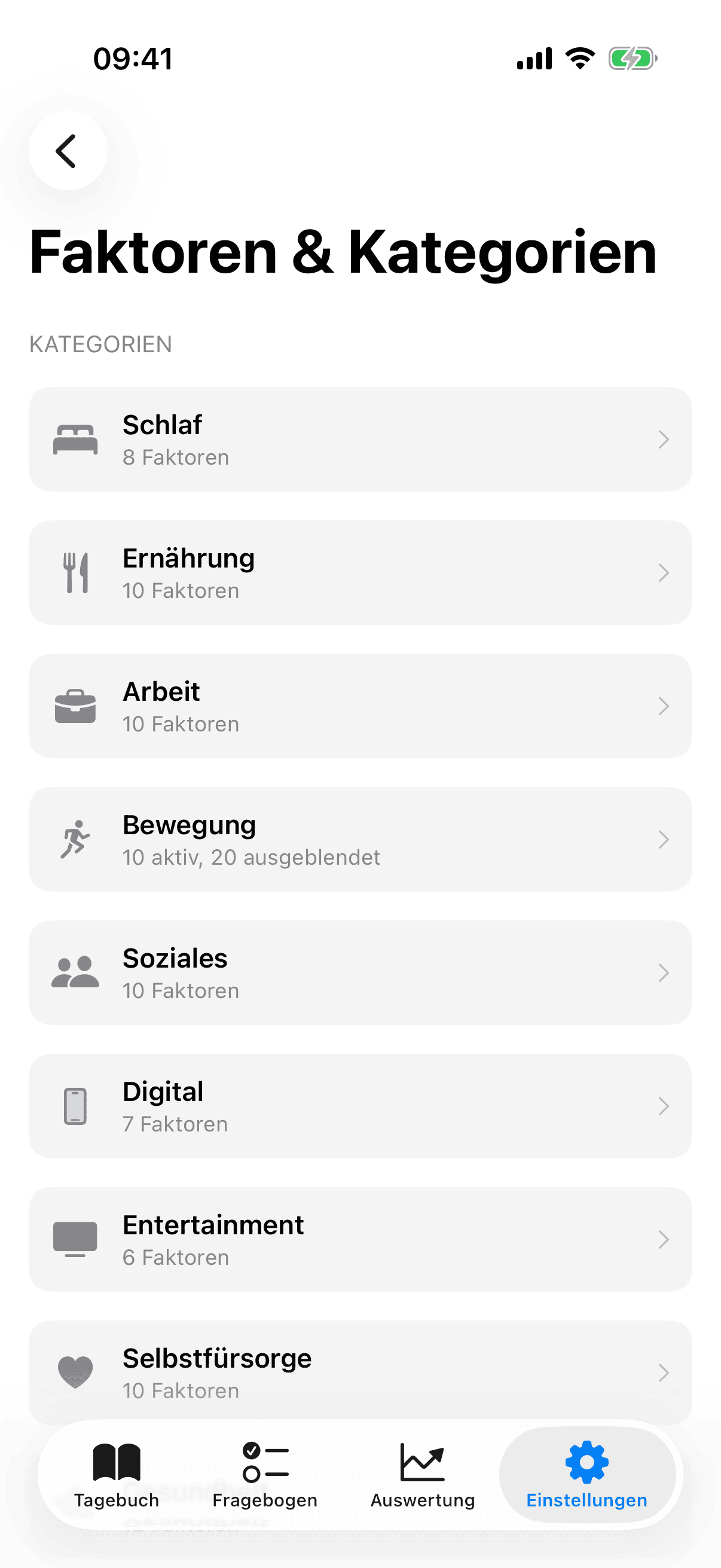 Settings_Factors