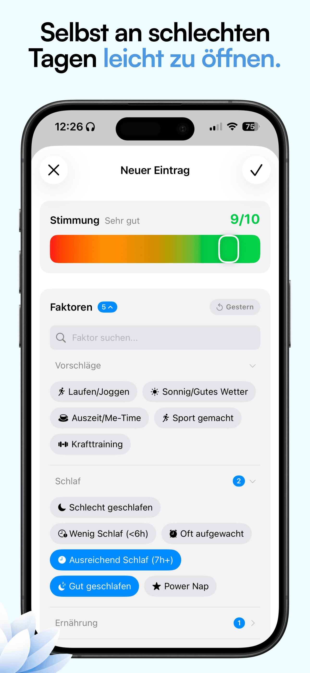 Tagebuch-Eintrag