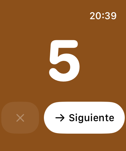 Entrada r&aacute;pida en el Apple Watch con un gran color de estado de &aacute;nimo y el valor de &aacute;nimo